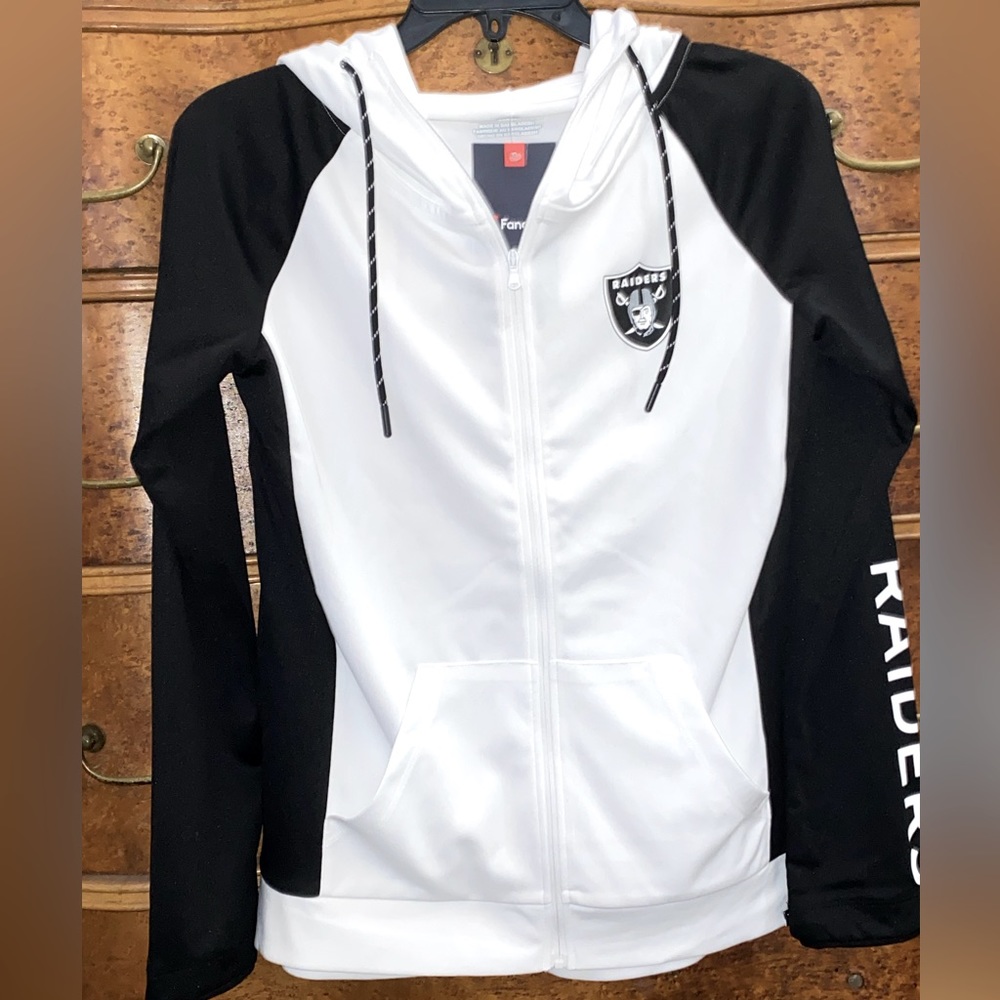 Raiders Full Zip Up Hoodie